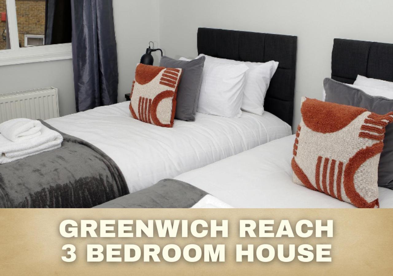 3-Bed House With Parking Near London O2 Daire Dış mekan fotoğraf